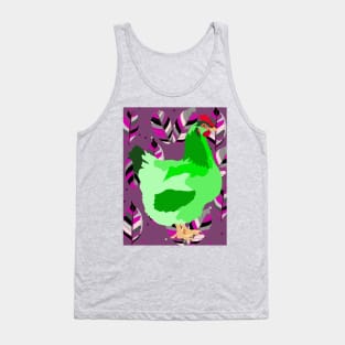 Backyard Chicken - Green Tank Top